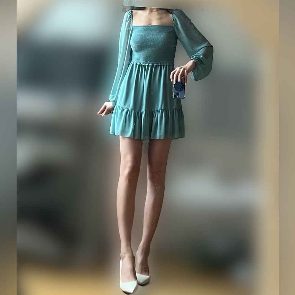 Aritzia Wilfred Tempest Mini Dress